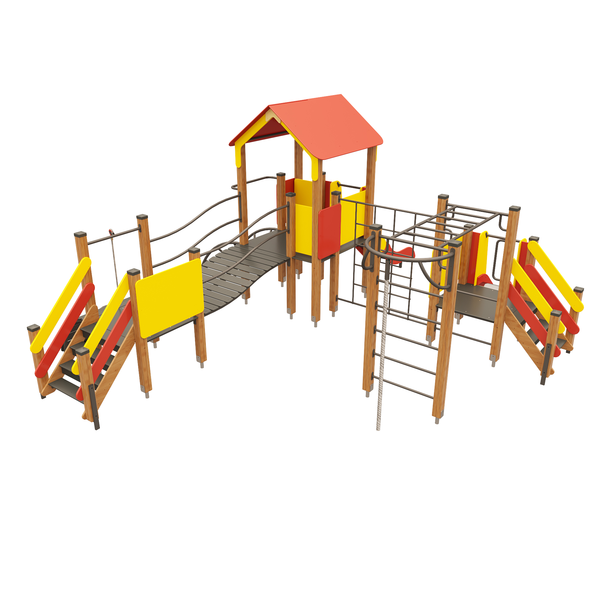 Игровой комплекс с препятствиями для детей