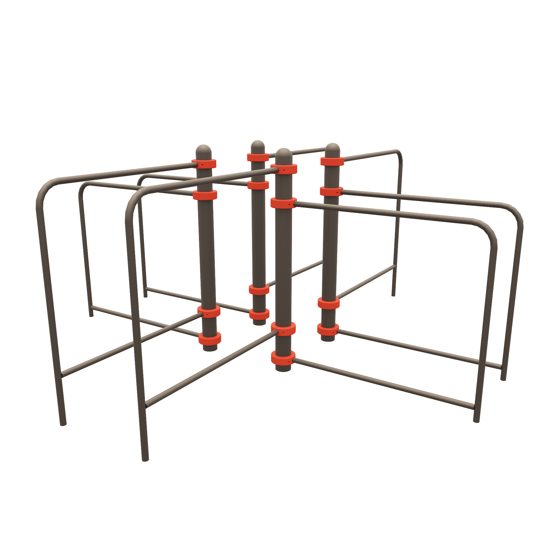 Воркаут-комплекс "Брусья на 4 стороны"